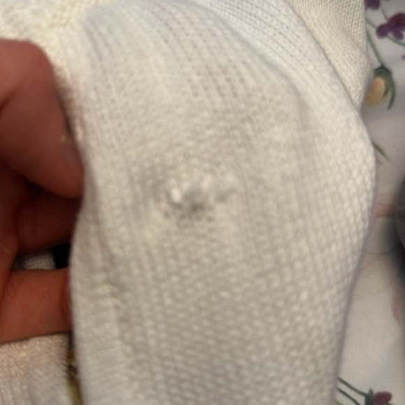 J crew Striped half-zip sweater with pearl zipper - Picture 6 of 6